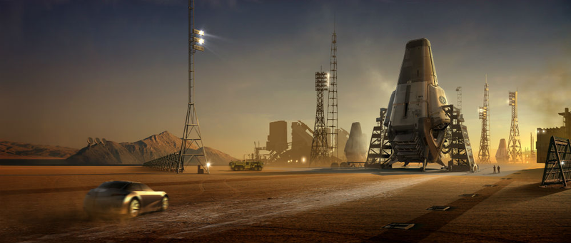 Illustration for article titled Ender's Game concept art is like the space combat of your dreams
